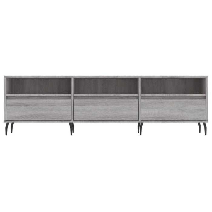 Comodă TV, gri sonoma, 150x30x44,5 cm, lemn prelucrat - WALTI WALTI