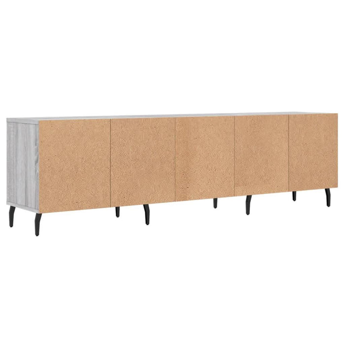 Comodă TV, gri sonoma, 150x30x44,5 cm, lemn prelucrat - WALTI WALTI