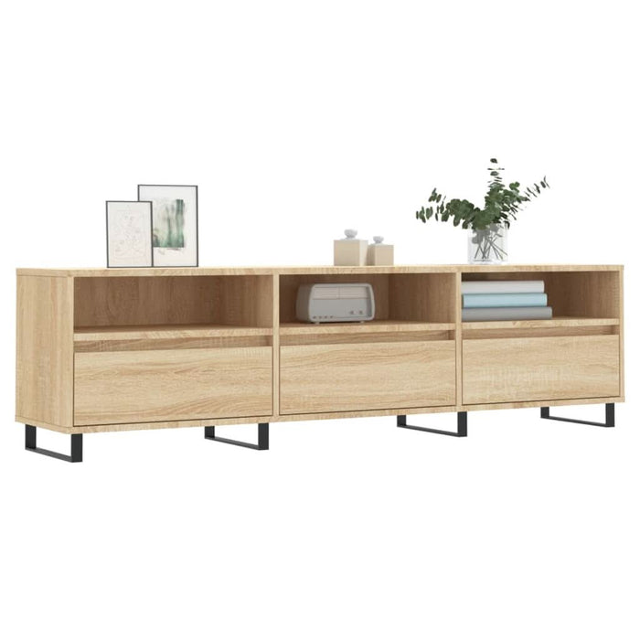 Comodă TV, stejar sonoma, 150x30x44,5 cm, lemn prelucrat - WALTI WALTI