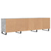 Comodă TV, gri beton, 150x30x44,5 cm, lemn prelucrat - WALTI WALTI