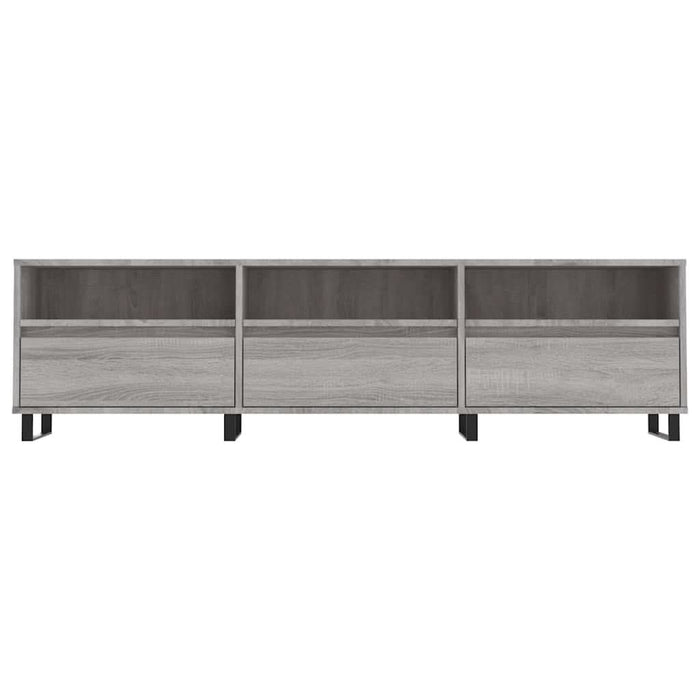 Comodă TV, gri sonoma, 150x30x44,5 cm, lemn prelucrat - WALTI WALTI