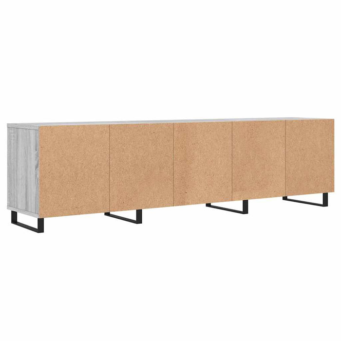 Comodă TV, gri sonoma, 150x30x44,5 cm, lemn prelucrat - WALTI WALTI