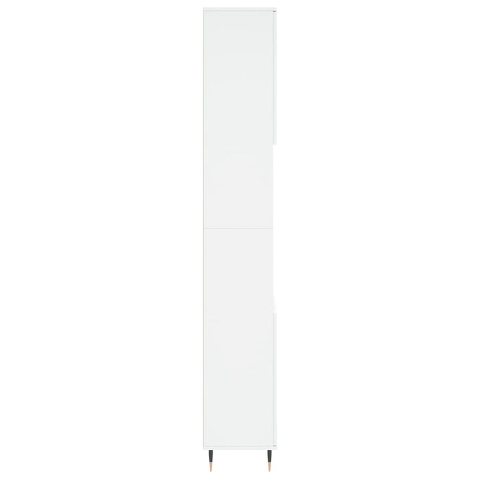 Dulap de baie, alb, 30x30x190 cm, lemn prelucrat - WALTI WALTI