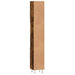Dulap de baie, stejar afumat, 30x30x190 cm, lemn prelucrat - WALTI WALTI