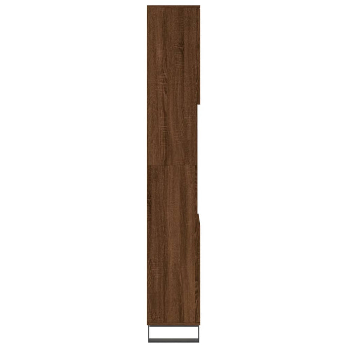 Dulap de baie, stejar maro, 30x30x190 cm, lemn prelucrat WALTI