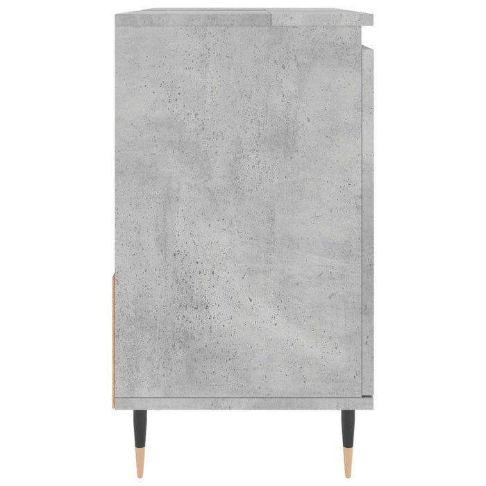 Dulap de baie, gri beton, 65x33x60 cm, lemn prelucrat WALTI