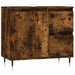 Dulap de baie, stejar afumat, 65x33x60 cm, lemn prelucrat - WALTI WALTI