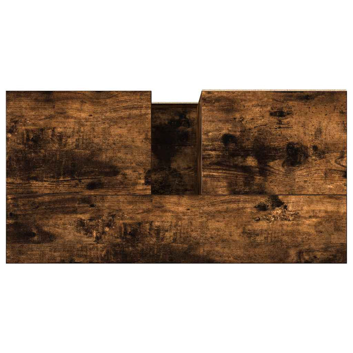 Dulap de baie, stejar afumat, 65x33x60 cm, lemn prelucrat - WALTI WALTI