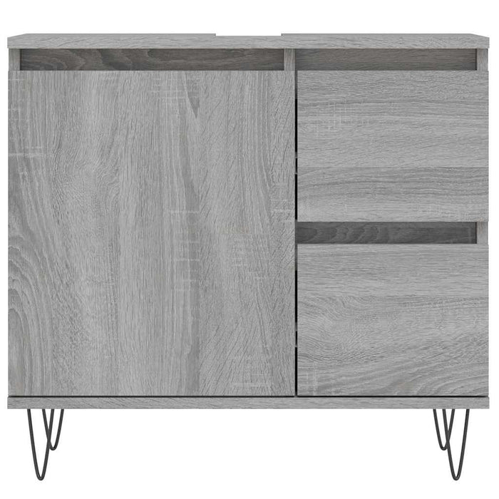 Dulap de baie, gri sonoma, 65x33x60 cm, lemn prelucrat - WALTI WALTI