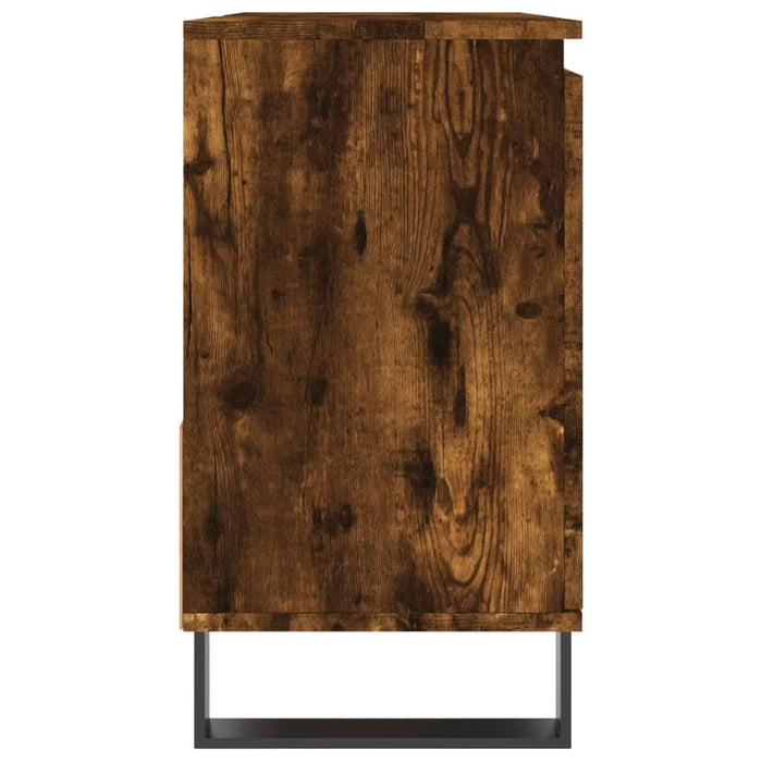 Dulap de baie, stejar afumat, 65x33x60 cm, lemn prelucrat - WALTI WALTI