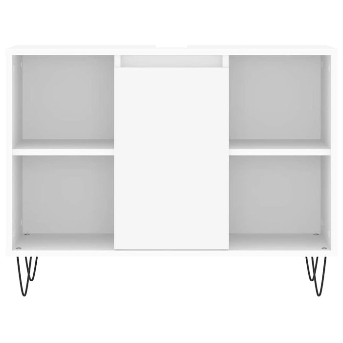 Dulap pentru baie, alb, 80x33x60 cm, lemn compozit WALTI