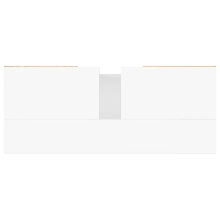 Dulap pentru baie, alb, 80x33x60 cm, lemn compozit WALTI