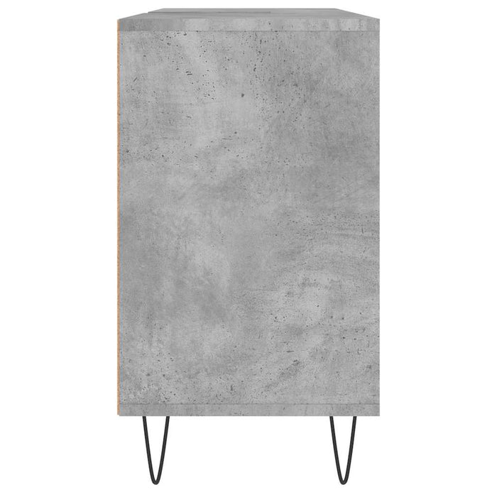 Dulap pentru baie, gri beton, 80x33x60 cm, lemn compozit WALTI