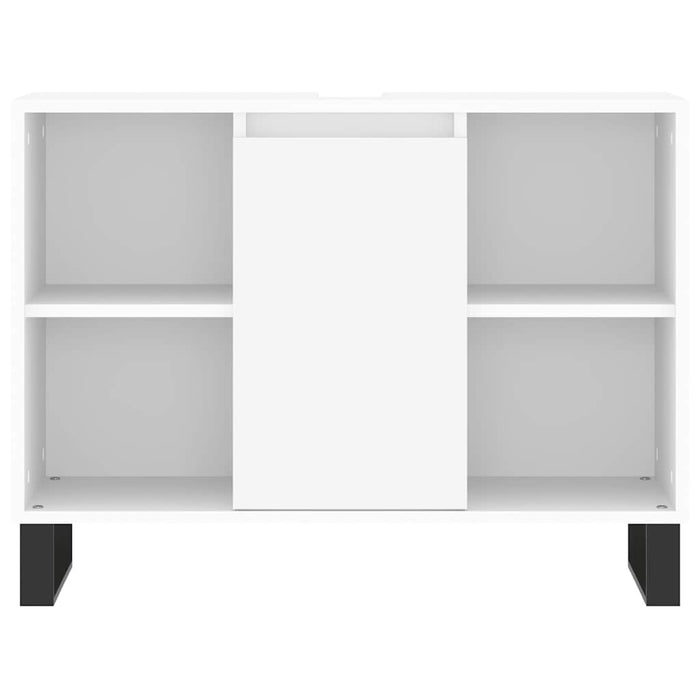 Dulap pentru baie, alb, 80x33x60 cm, lemn compozit WALTI