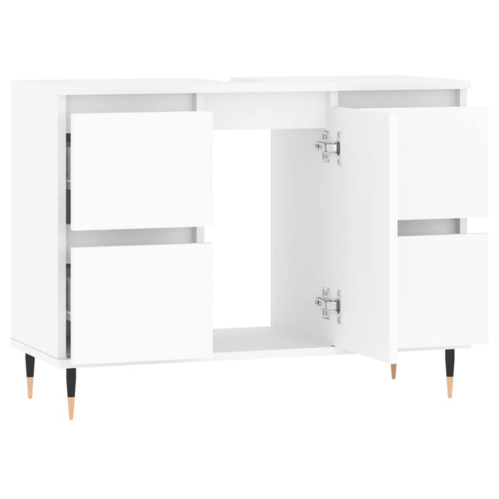 Dulap pentru baie, alb, 80x33x60 cm, lemn compozit - WALTI WALTI