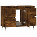 Dulap pentru baie, stejar fumuriu, 80x33x60 cm, lemn compozit - WALTI WALTI