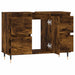 Dulap pentru baie, stejar fumuriu, 80x33x60 cm, lemn compozit - WALTI WALTI