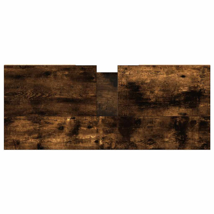 Dulap pentru baie, stejar fumuriu, 80x33x60 cm, lemn compozit - WALTI WALTI