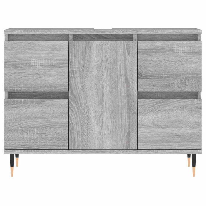 Dulap pentru baie, gri sonoma, 80x33x60 cm, lemn compozit - WALTI WALTI