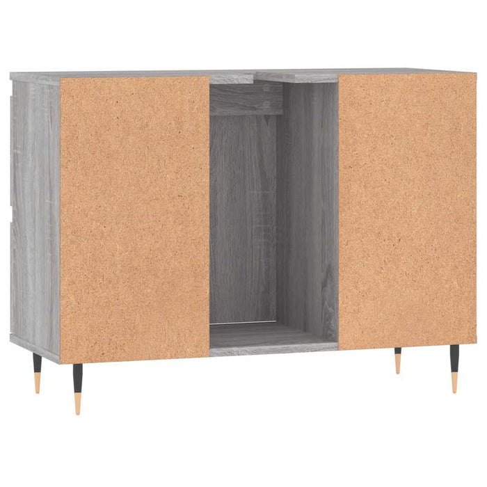 Dulap pentru baie, gri sonoma, 80x33x60 cm, lemn compozit - WALTI WALTI