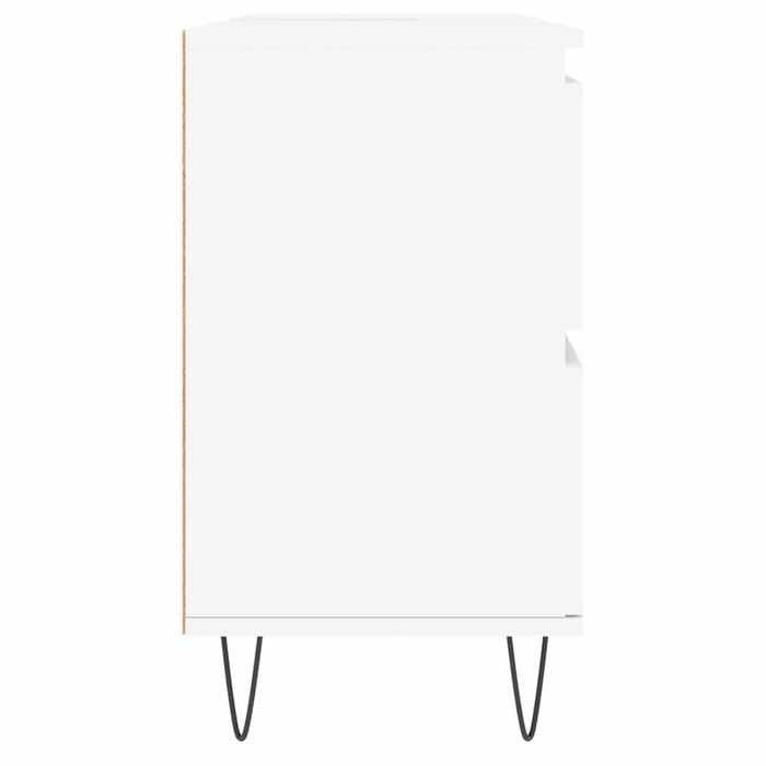 Dulap pentru baie, alb, 80x33x60 cm, lemn compozit WALTI
