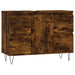 Dulap pentru baie, stejar fumuriu, 80x33x60 cm, lemn compozit - WALTI WALTI