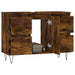 Dulap pentru baie, stejar fumuriu, 80x33x60 cm, lemn compozit - WALTI WALTI