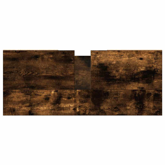 Dulap pentru baie, stejar fumuriu, 80x33x60 cm, lemn compozit - WALTI WALTI