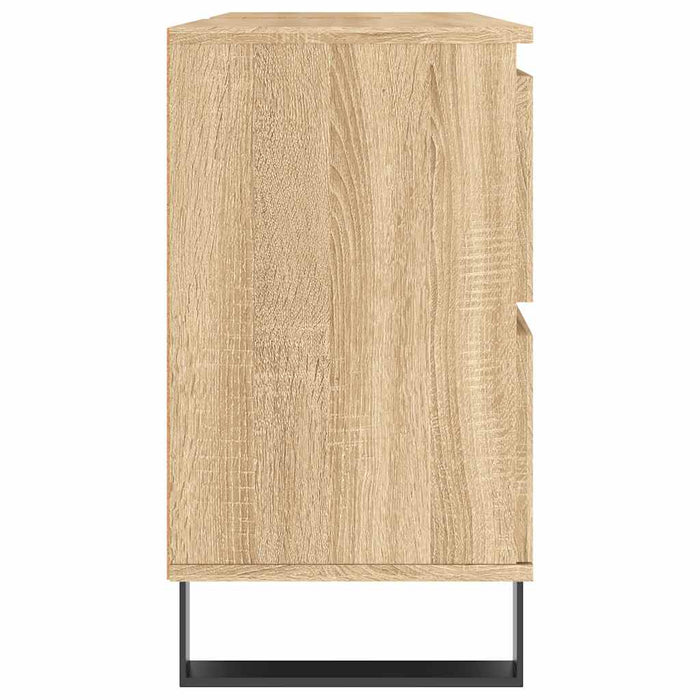 Dulap pentru baie, stejar sonoma, 80x33x60 cm, lemn compozit WALTI