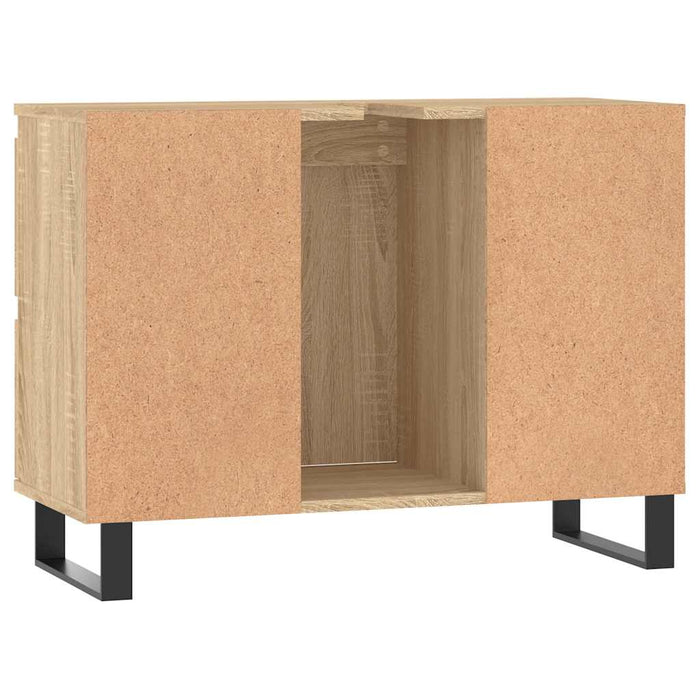 Dulap pentru baie, stejar sonoma, 80x33x60 cm, lemn compozit WALTI