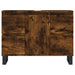Dulap pentru baie, stejar fumuriu, 80x33x60 cm, lemn compozit - WALTI WALTI