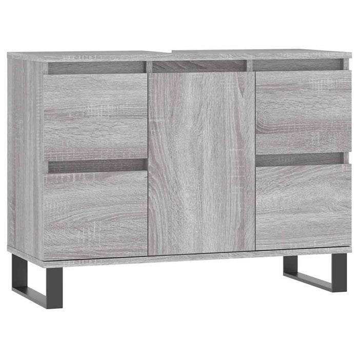 Dulap pentru baie, gri sonoma, 80x33x60 cm, lemn compozit - WALTI WALTI