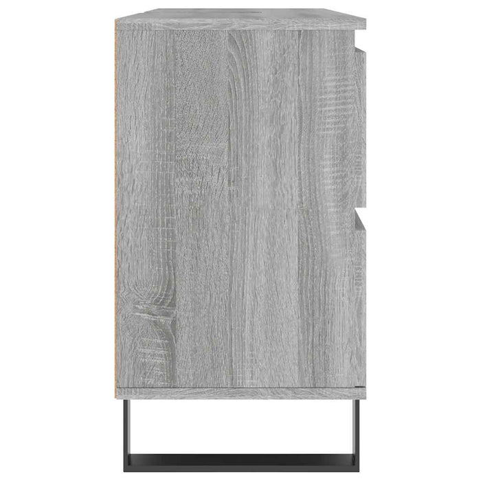 Dulap pentru baie, gri sonoma, 80x33x60 cm, lemn compozit - WALTI WALTI