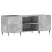 Dulap pentru discuri gri beton, 121x38x48 cm, lemn prelucrat - WALTI WALTI