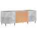 Dulap pentru discuri gri beton, 121x38x48 cm, lemn prelucrat - WALTI WALTI