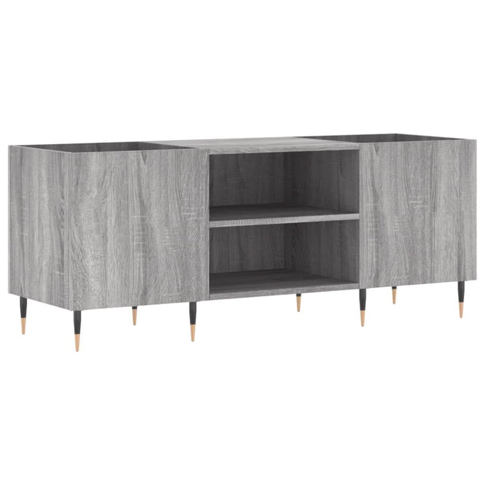 Dulap pentru discuri gri sonoma, 121x38x48 cm, lemn prelucrat - WALTI WALTI