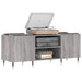 Dulap pentru discuri gri sonoma, 121x38x48 cm, lemn prelucrat - WALTI WALTI