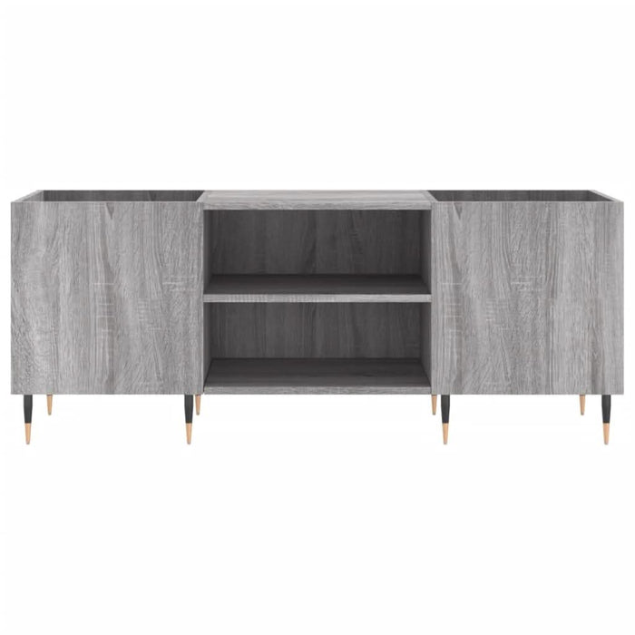 Dulap pentru discuri gri sonoma, 121x38x48 cm, lemn prelucrat - WALTI WALTI