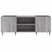 Dulap pentru discuri gri sonoma, 121x38x48 cm, lemn prelucrat - WALTI WALTI