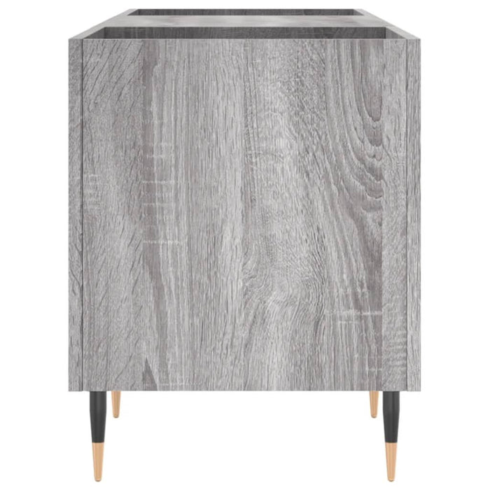 Dulap pentru discuri gri sonoma, 121x38x48 cm, lemn prelucrat - WALTI WALTI