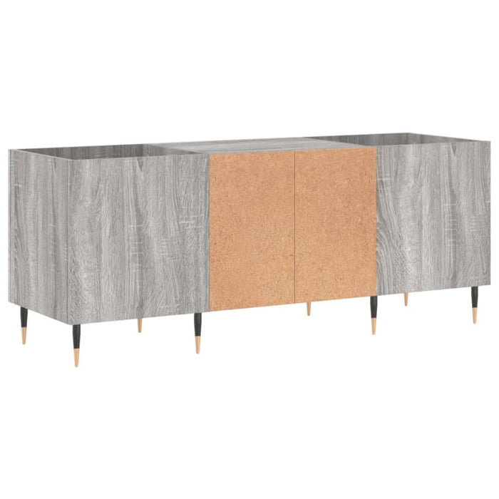Dulap pentru discuri gri sonoma, 121x38x48 cm, lemn prelucrat - WALTI WALTI