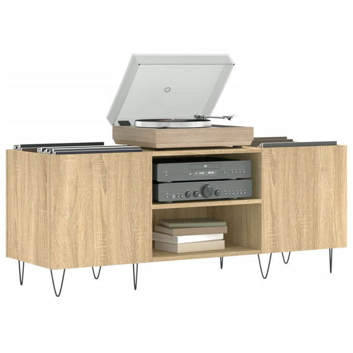 Dulap pentru discuri stejar sonoma 121x38x48 cm, lemn prelucrat - WALTI WALTI