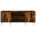 Dulap pentru discuri stejar afumat 121x38x48 cm, lemn prelucrat - WALTI WALTI