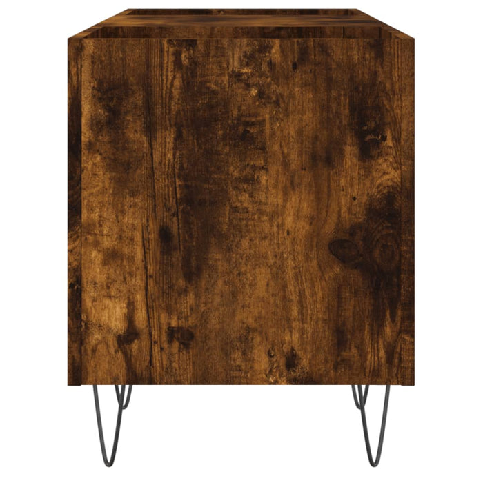 Dulap pentru discuri stejar afumat 121x38x48 cm, lemn prelucrat - WALTI WALTI