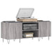 Dulap pentru discuri gri sonoma, 121x38x48 cm, lemn prelucrat - WALTI WALTI