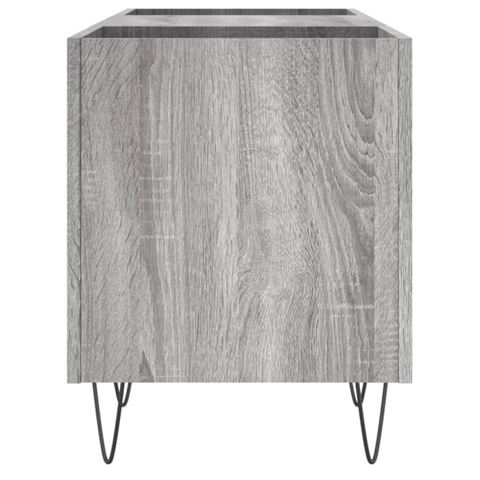 Dulap pentru discuri gri sonoma, 121x38x48 cm, lemn prelucrat - WALTI WALTI