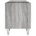 Dulap pentru discuri gri sonoma, 121x38x48 cm, lemn prelucrat - WALTI WALTI