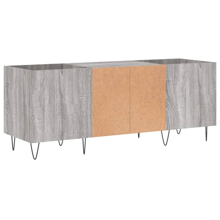 Dulap pentru discuri gri sonoma, 121x38x48 cm, lemn prelucrat - WALTI WALTI
