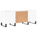 Dulapuri pentru discuri alb lucios 121x38x48 cm, lemn prelucrat - WALTI WALTI