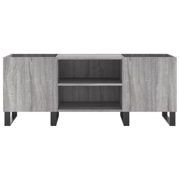 Dulap pentru discuri gri sonoma, 121x38x48 cm, lemn prelucrat - WALTI WALTI